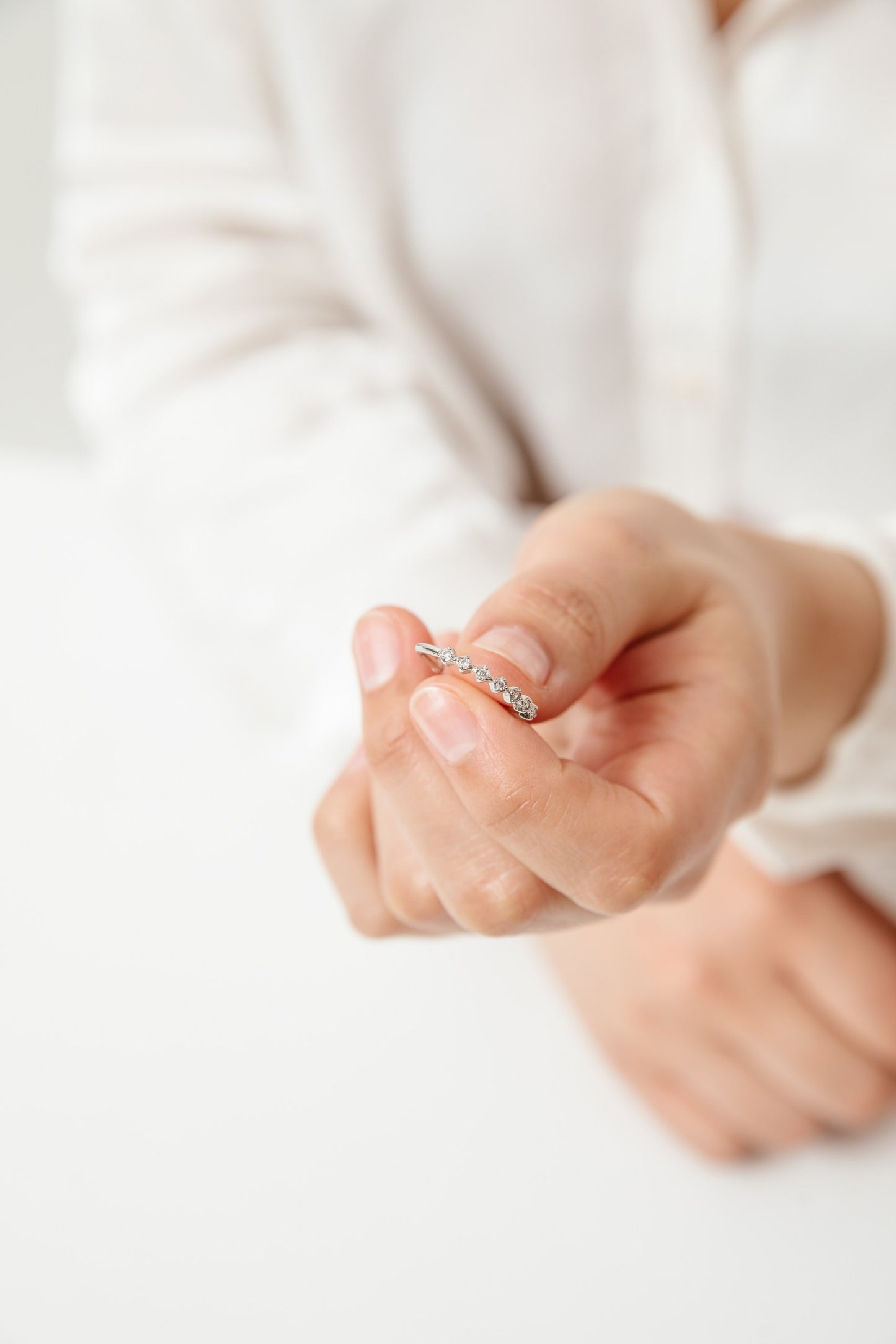 Anillo Alicia plata 925 y circones