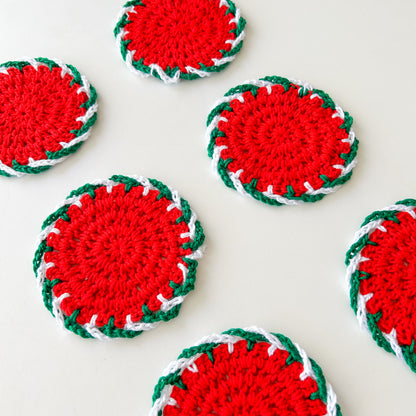 Posavasos navideños, modelo candy