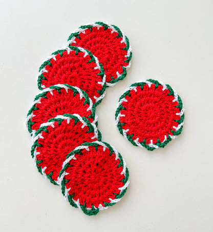 Posavasos navideños, modelo candy
