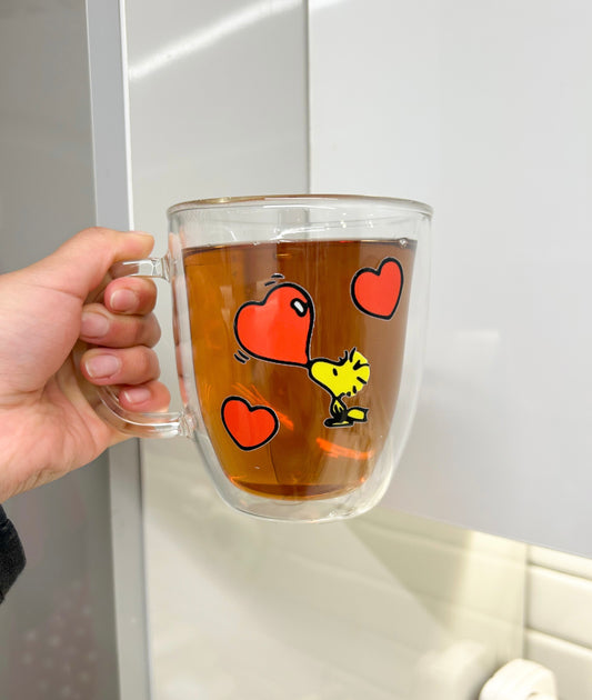 Taza Woodstock doble pared 450 ml