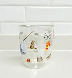 Hogwarts taza doble pared de vidrio