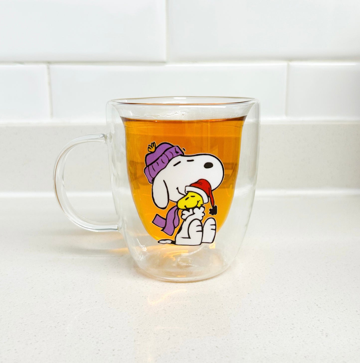Taza Snoopy y Woodstock Invernal doble pared