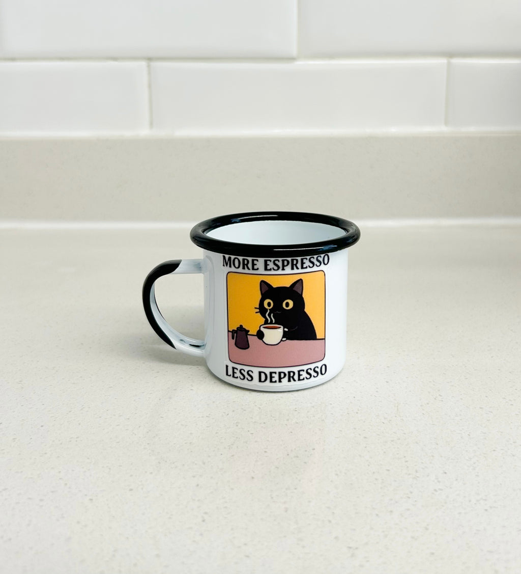 Taza more espresso less depresso