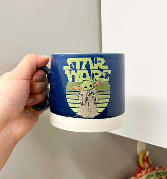 Taza azul Grogu Star wars