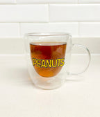 Taza Snoopy corazones doble pared
