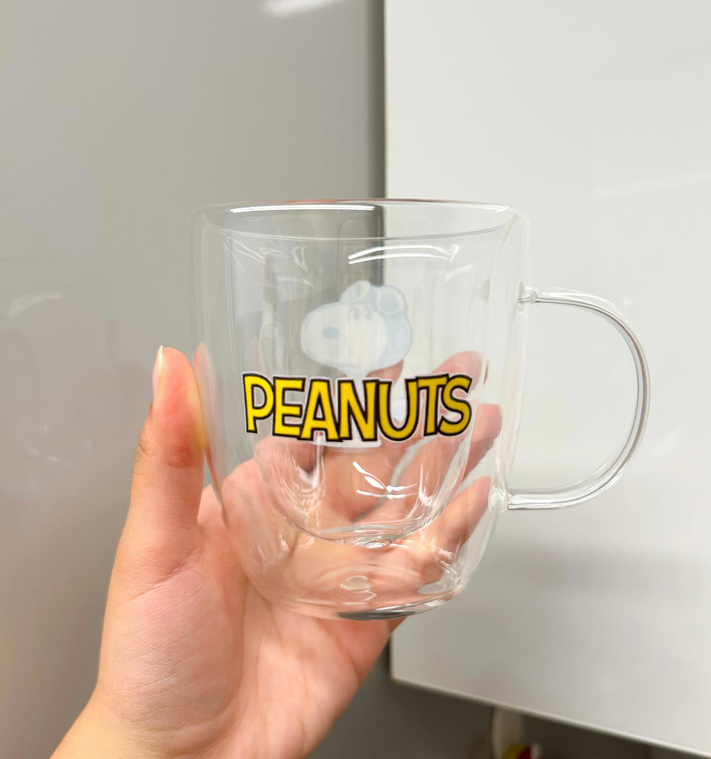 Taza Snoopy aviador doble pared