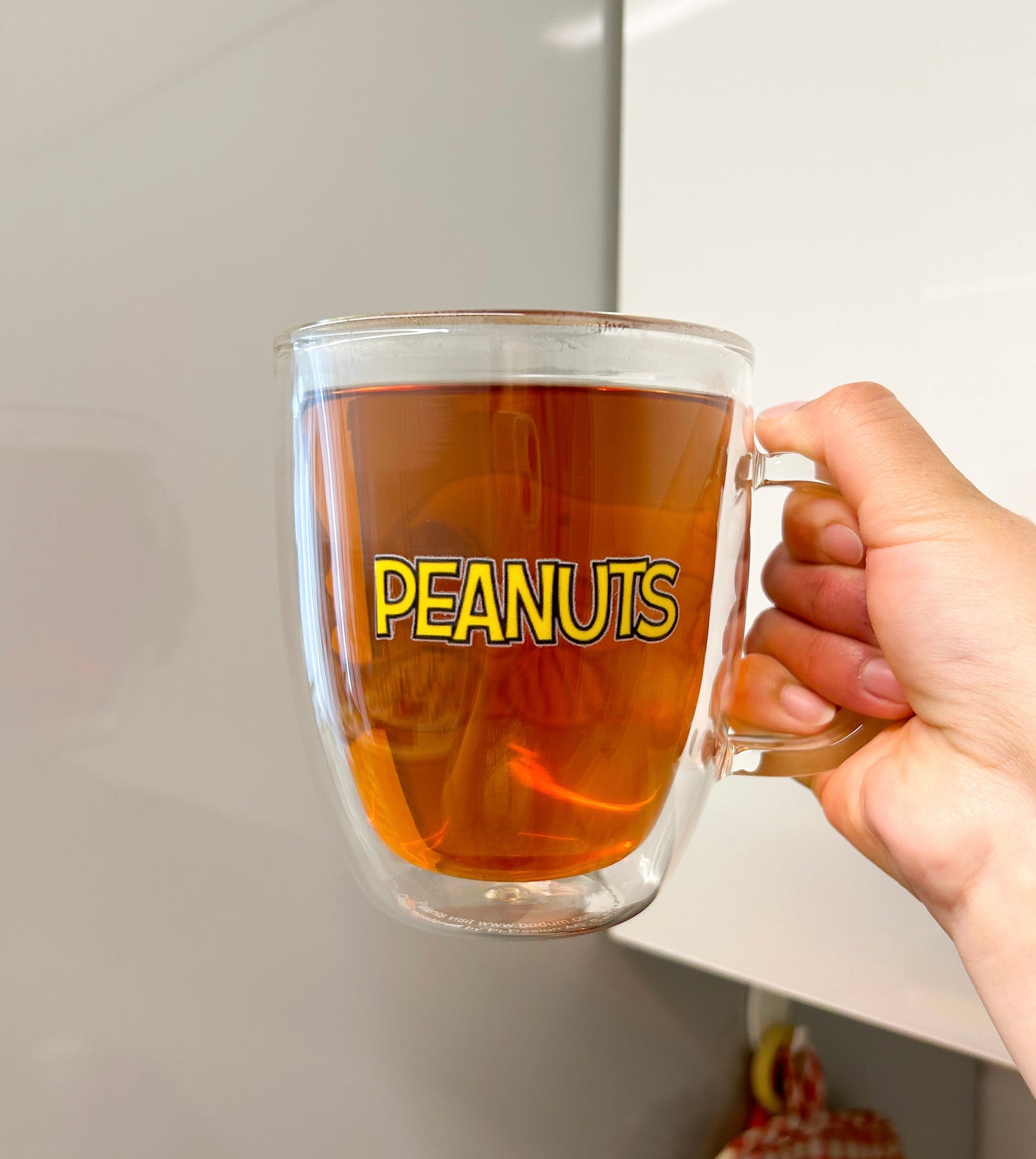 Taza Snoopy love doble pared 450 ml