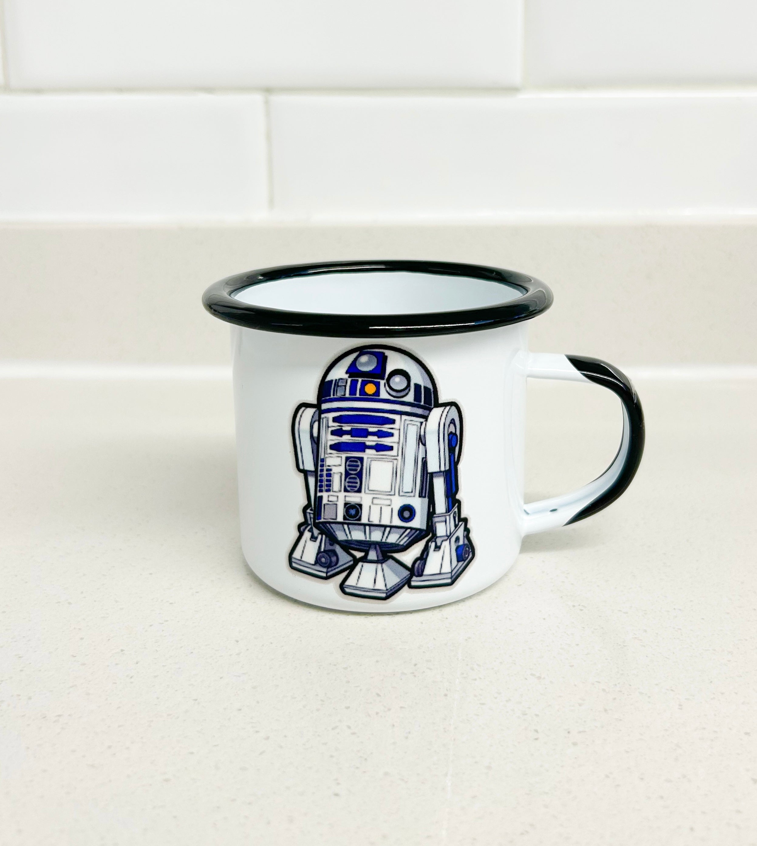 R2-D2 Star Wars taza enlozada