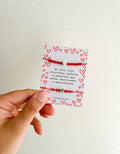 Pack pulseras hilo rojo para parejas - modelo 2