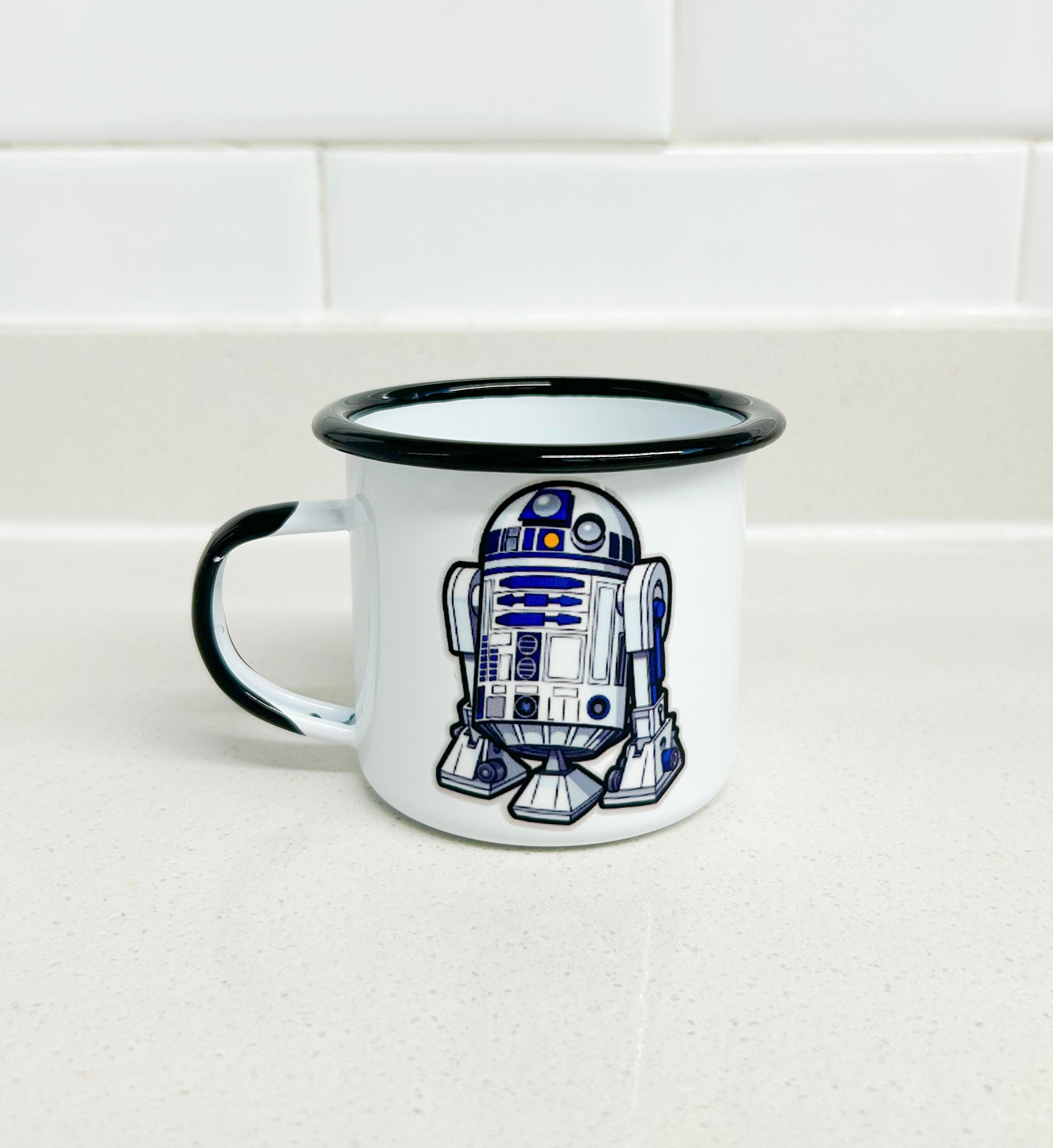 R2-D2 Star Wars taza enlozada