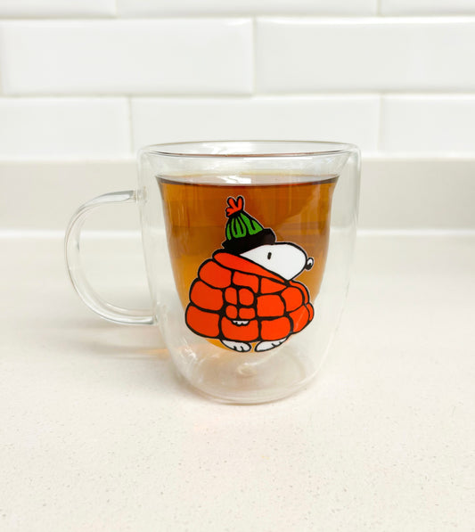 Taza Snoopy parka doble pared