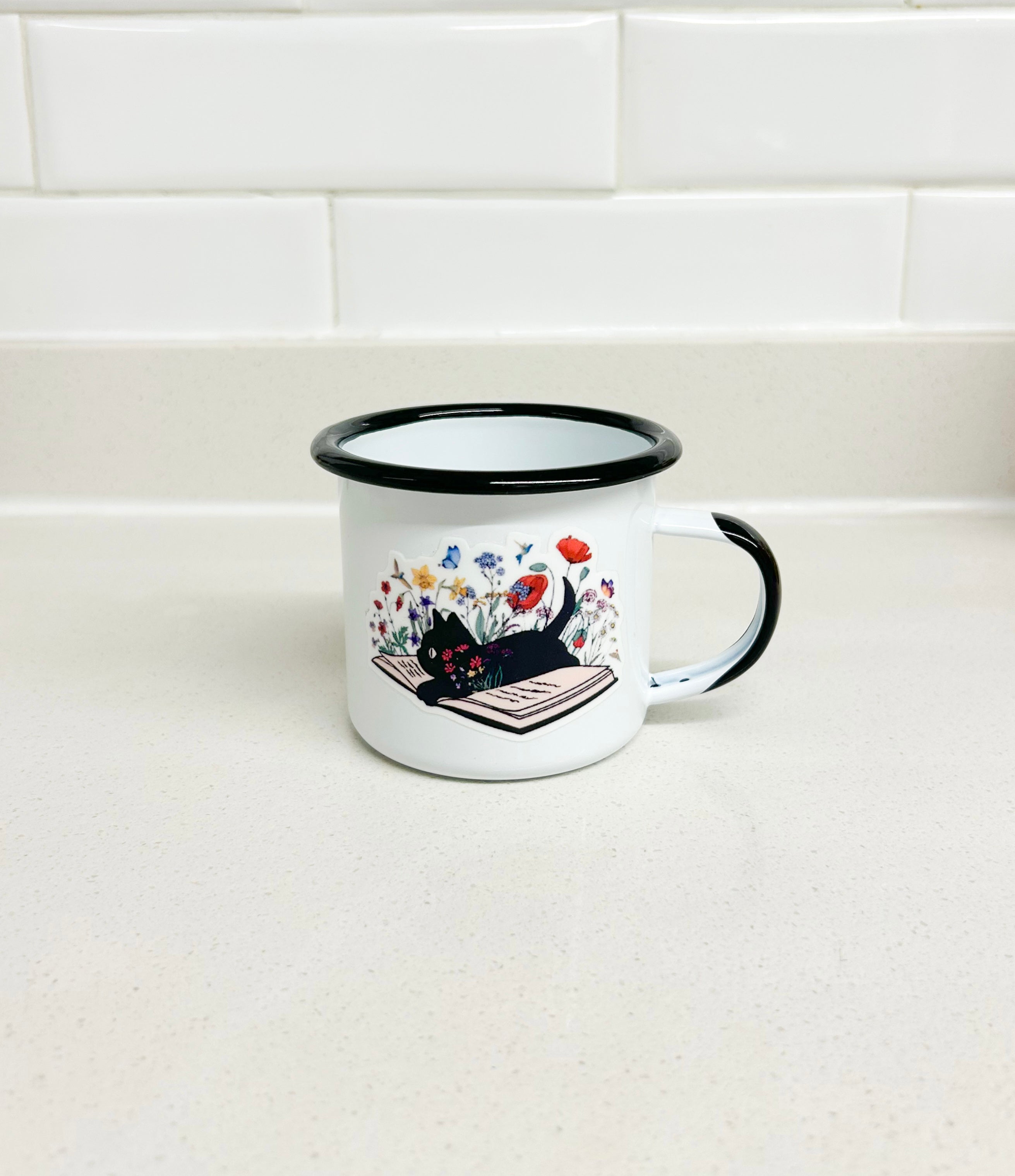 Taza enlozada Gato