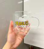Taza Snoopy corazones doble pared