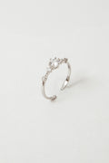 Anillo Princess plata 925 y circones