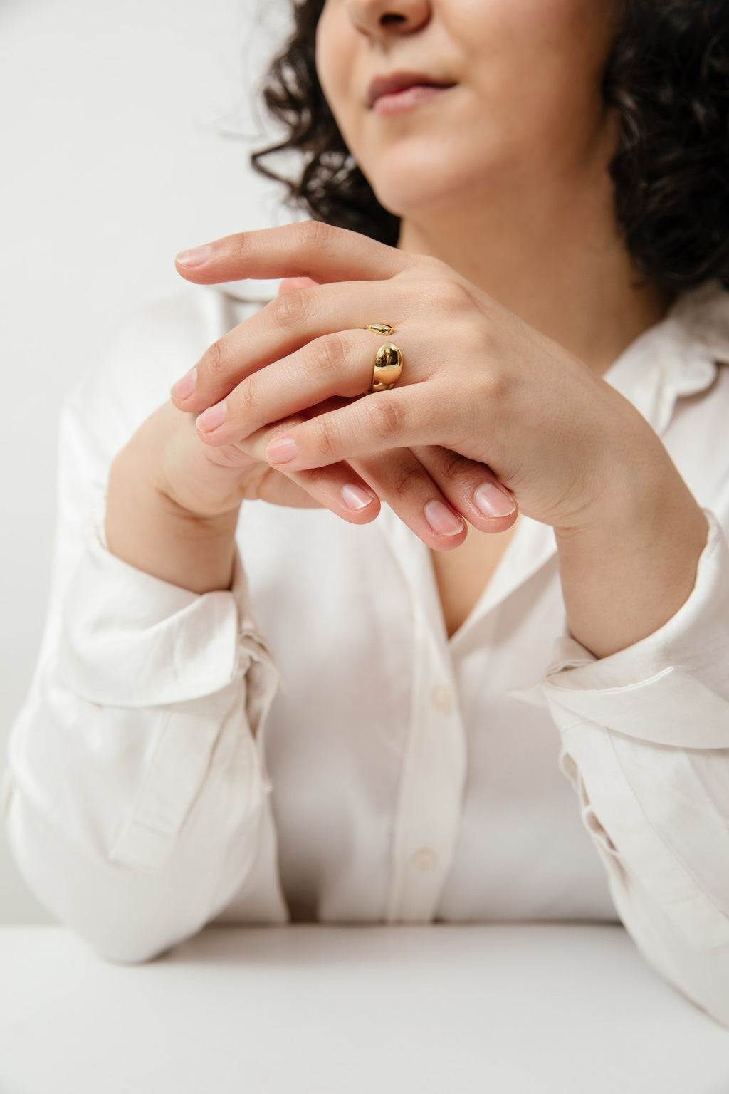 Anillo Michi bañado en oro