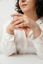 Anillo Michi bañado en oro