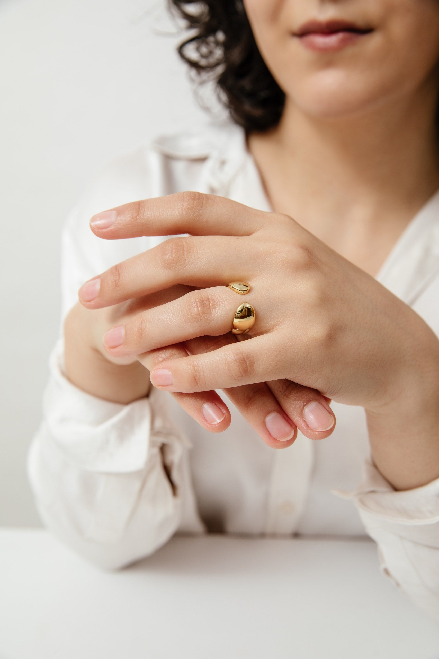 Anillo Michi bañado en oro