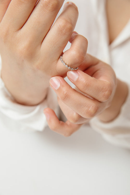 Anillo Alicia plata 925 y circones