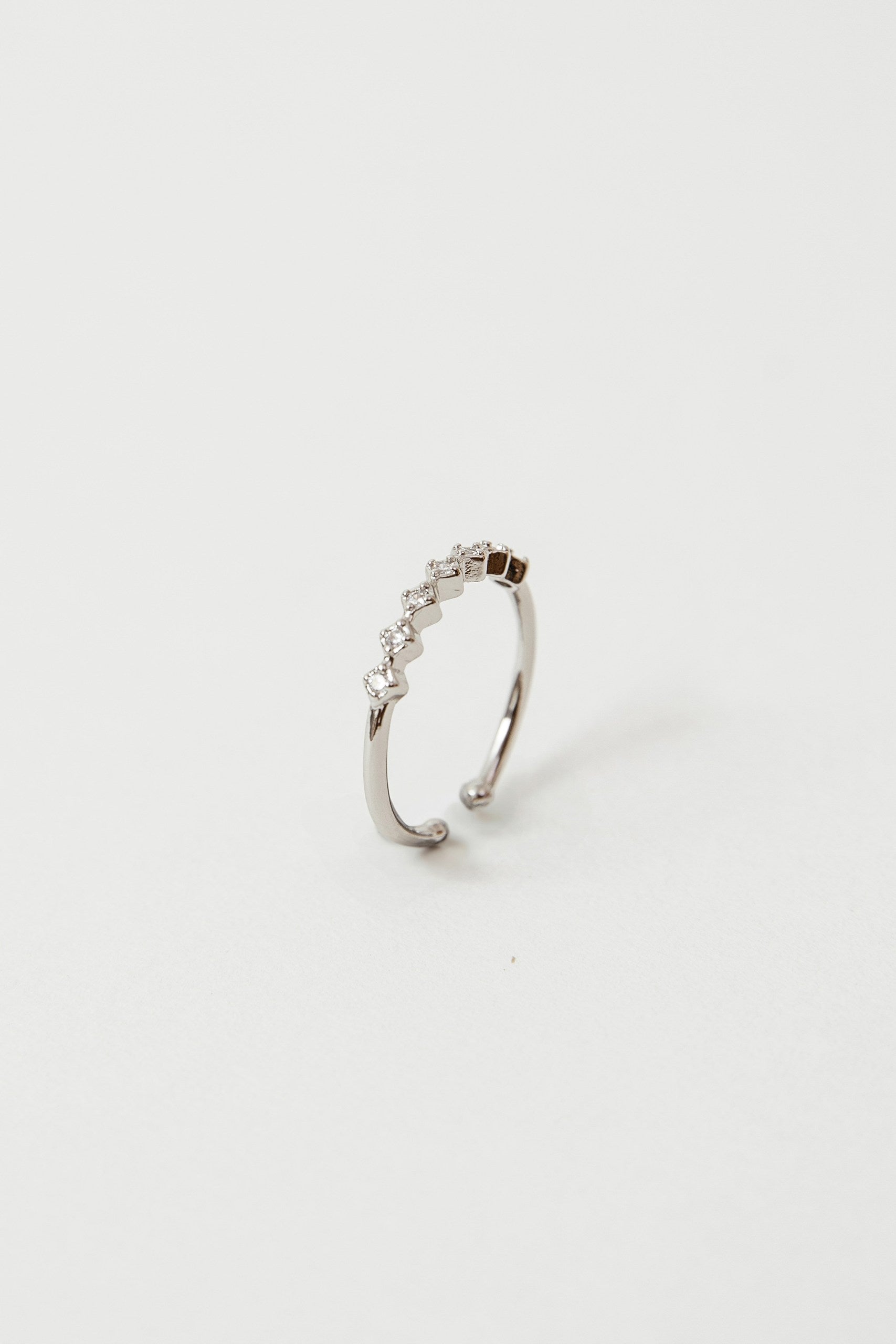 Anillo Alicia plata 925 y circones