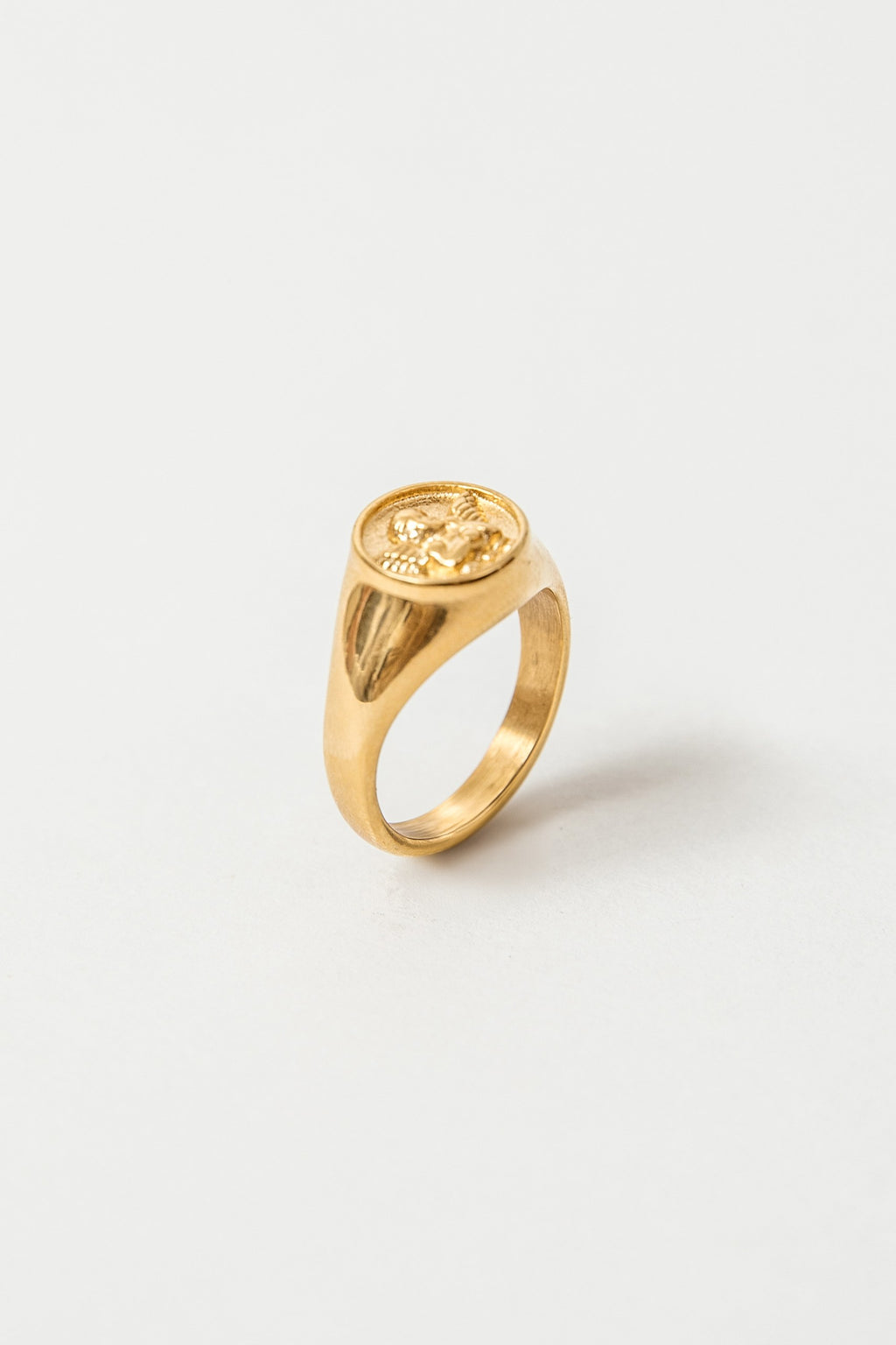 Anillo Ángel baño de oro