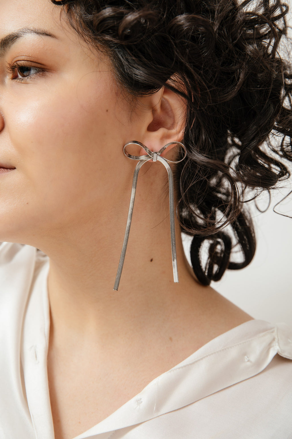 Aros Lazo Coquette plata