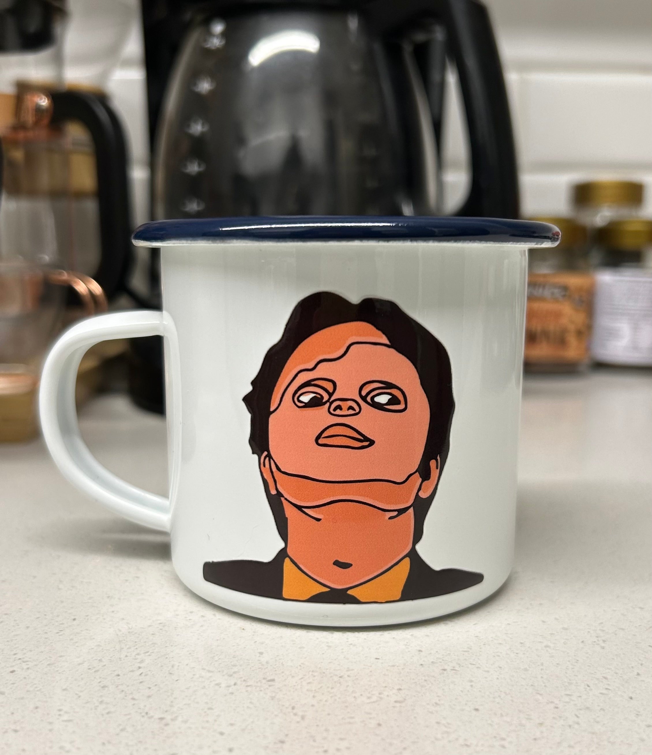 Taza enlozada The office