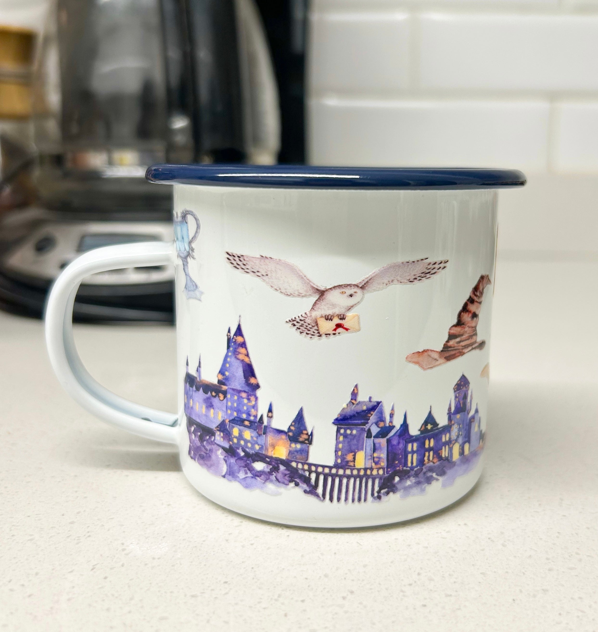 Hogwarts taza enlozada 350 ml