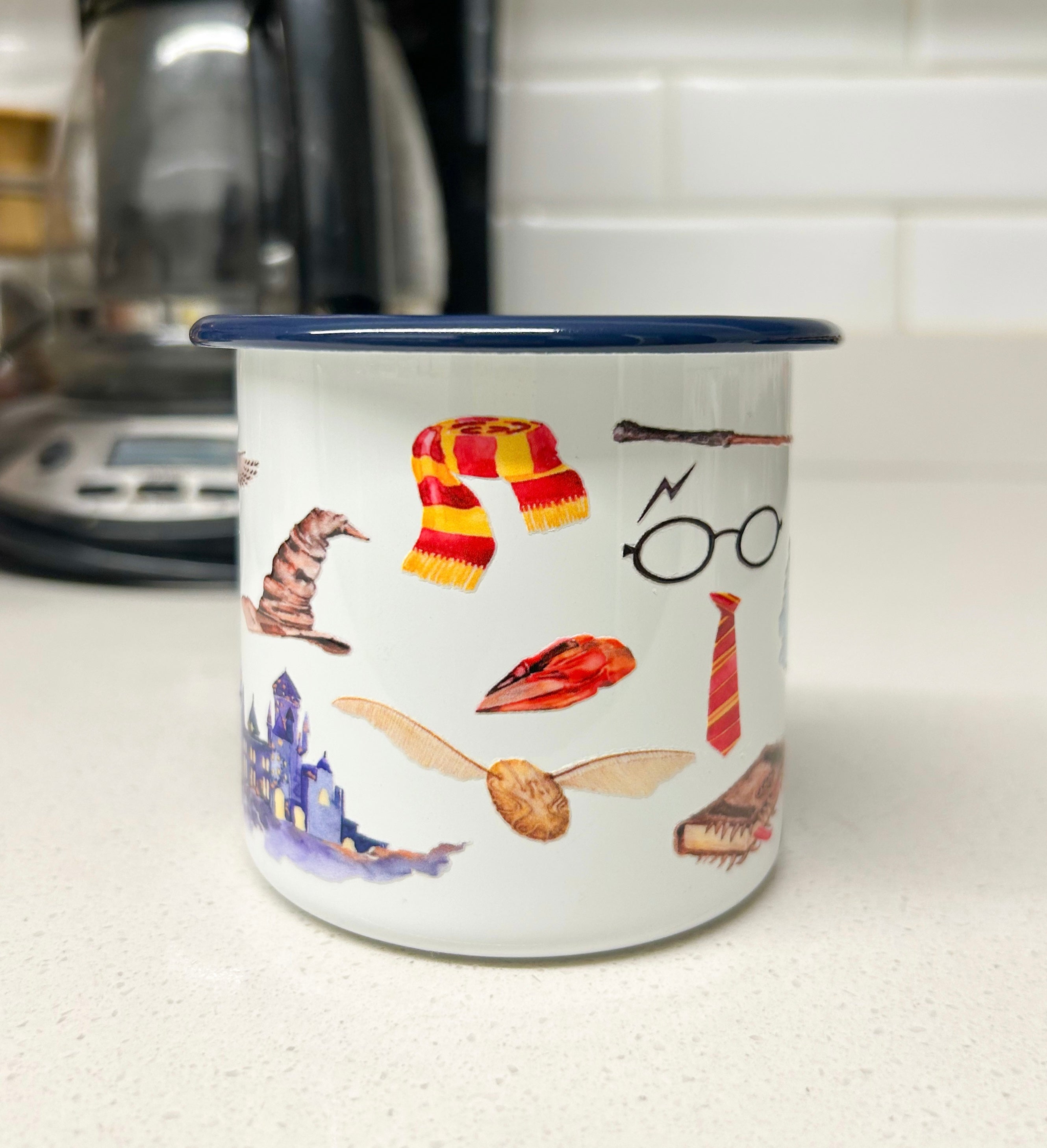 Hogwarts taza enlozada 350 ml