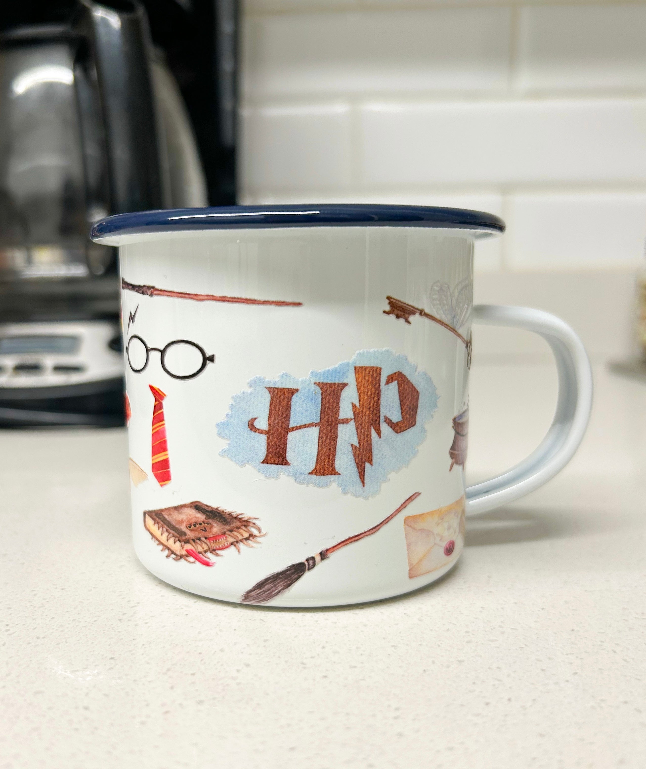 Hogwarts taza enlozada 350 ml