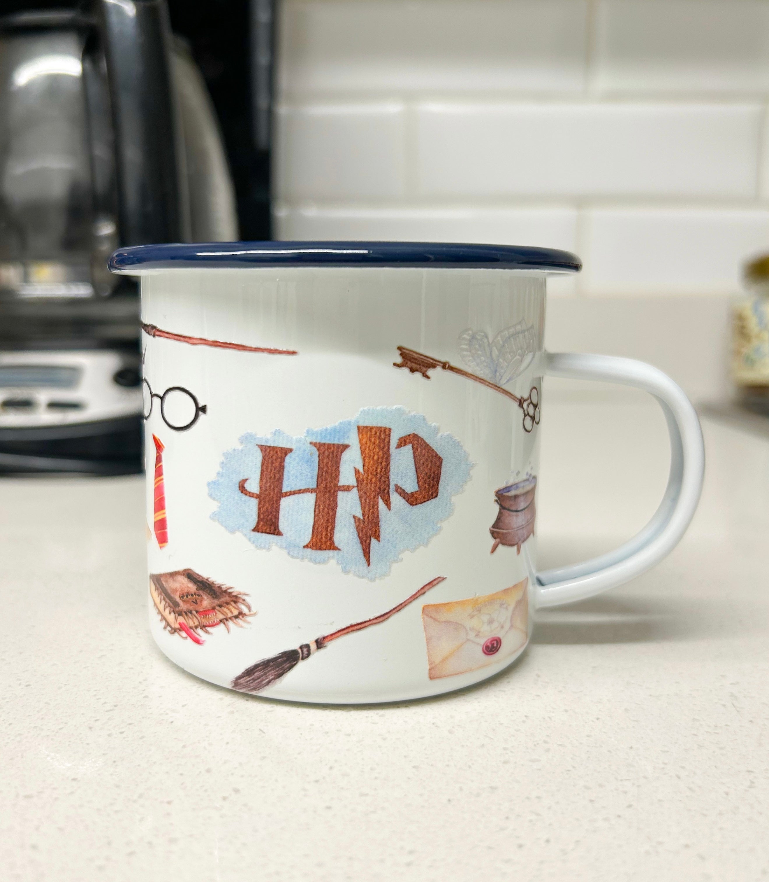 Hogwarts taza enlozada 350 ml
