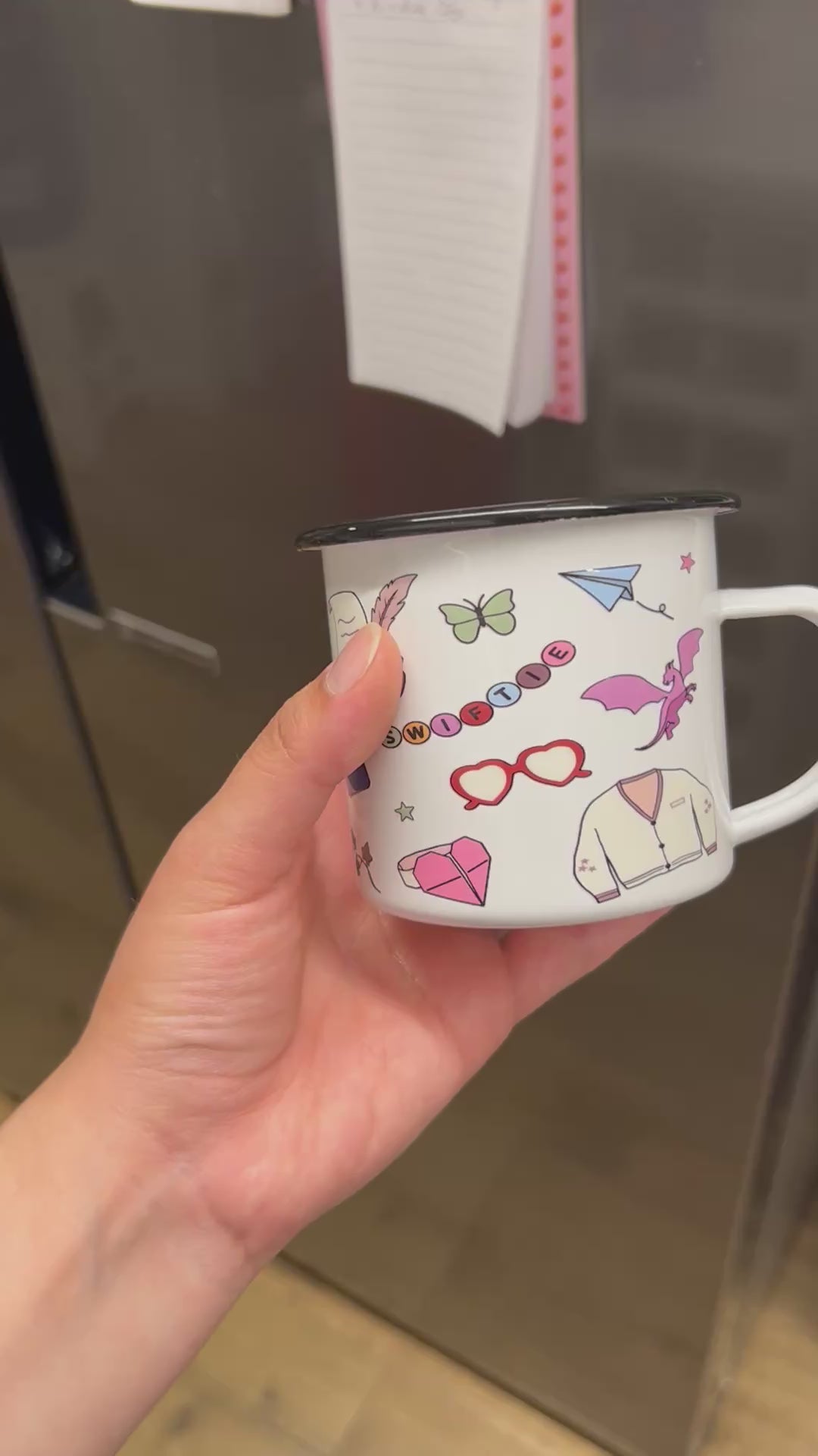 Taza Eras Taylor Swift enlozada